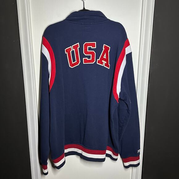 NEW Polo Ralph Lauren x Team USA Fleece Baseball Jacket Size XXL Olympics - Picture 7 of 16